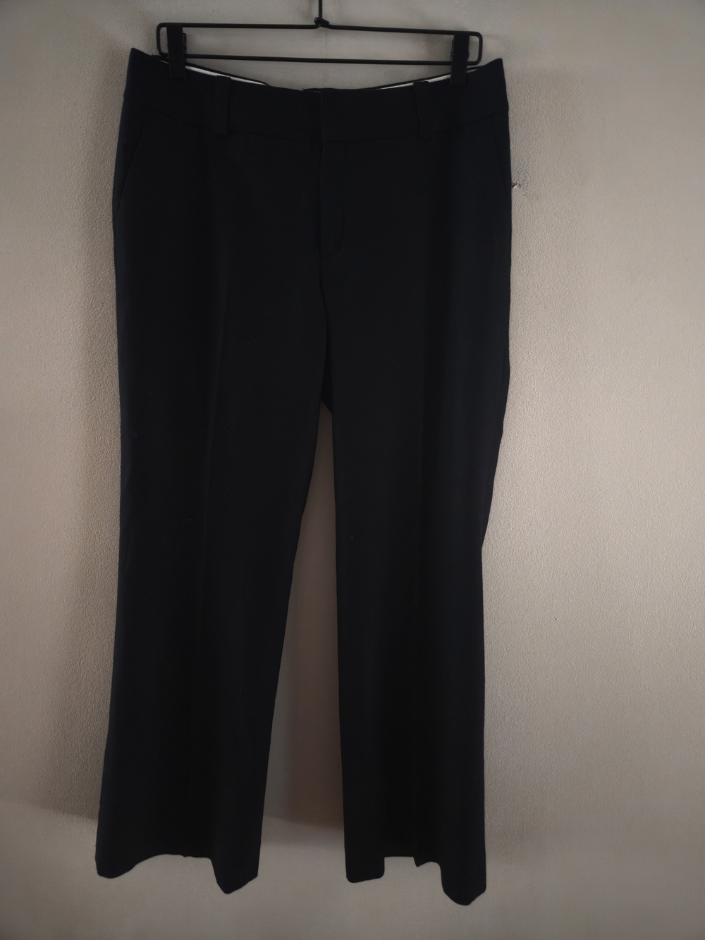 Banana Republic Pants Martin Fit 97% Wool Trouser Black Office